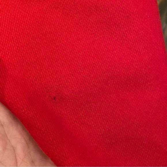 X-GIRL Red Cropped Hoodie Sweatshirt Size 2 - Picture 5 of 10